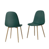ASTERIA Dining Chairs Set of 2 – Upholstered Linen Fabric – Multiple Colours – Modern Dining Room Chairs