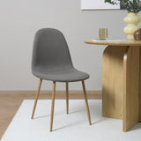 ASTERIA Dining Chairs Set of 2 – Upholstered Linen Fabric – Multiple Colours – Modern Dining Room Chairs