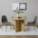 ASTERIA Dining Chairs Set of 2 – Upholstered Linen Fabric – Multiple Colours – Modern Dining Room Chairs