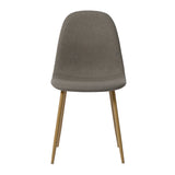 Asteria Dining Chairs Set of 4 – Upholstered Linen Fabric - Multiple Colours