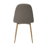 ASTERIA Dining Chairs Set of 2 – Upholstered Linen Fabric – Multiple Colours – Modern Dining Room Chairs