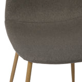 ASTERIA Dining Chairs Set of 2 – Upholstered Linen Fabric – Multiple Colours – Modern Dining Room Chairs