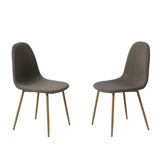 ASTERIA Dining Chairs Set of 2 – Upholstered Linen Fabric – Multiple Colours – Modern Dining Room Chairs