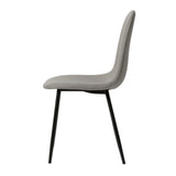 ASTERIA Dining Chairs Set of 2 – Upholstered Linen Fabric – Multiple Colours – Modern Dining Room Chairs