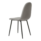 ASTERIA Dining Chairs Set of 2 – Upholstered Linen Fabric – Multiple Colours – Modern Dining Room Chairs