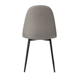 ASTERIA Dining Chairs Set of 2 – Upholstered Linen Fabric – Multiple Colours – Modern Dining Room Chairs