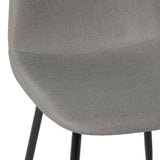 ASTERIA Dining Chairs Set of 2 – Upholstered Linen Fabric – Multiple Colours – Modern Dining Room Chairs