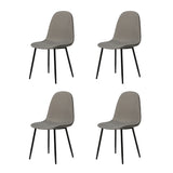 ASTERIA Dining Chairs Set of 2 – Upholstered Linen Fabric – Multiple Colours – Modern Dining Room Chairs