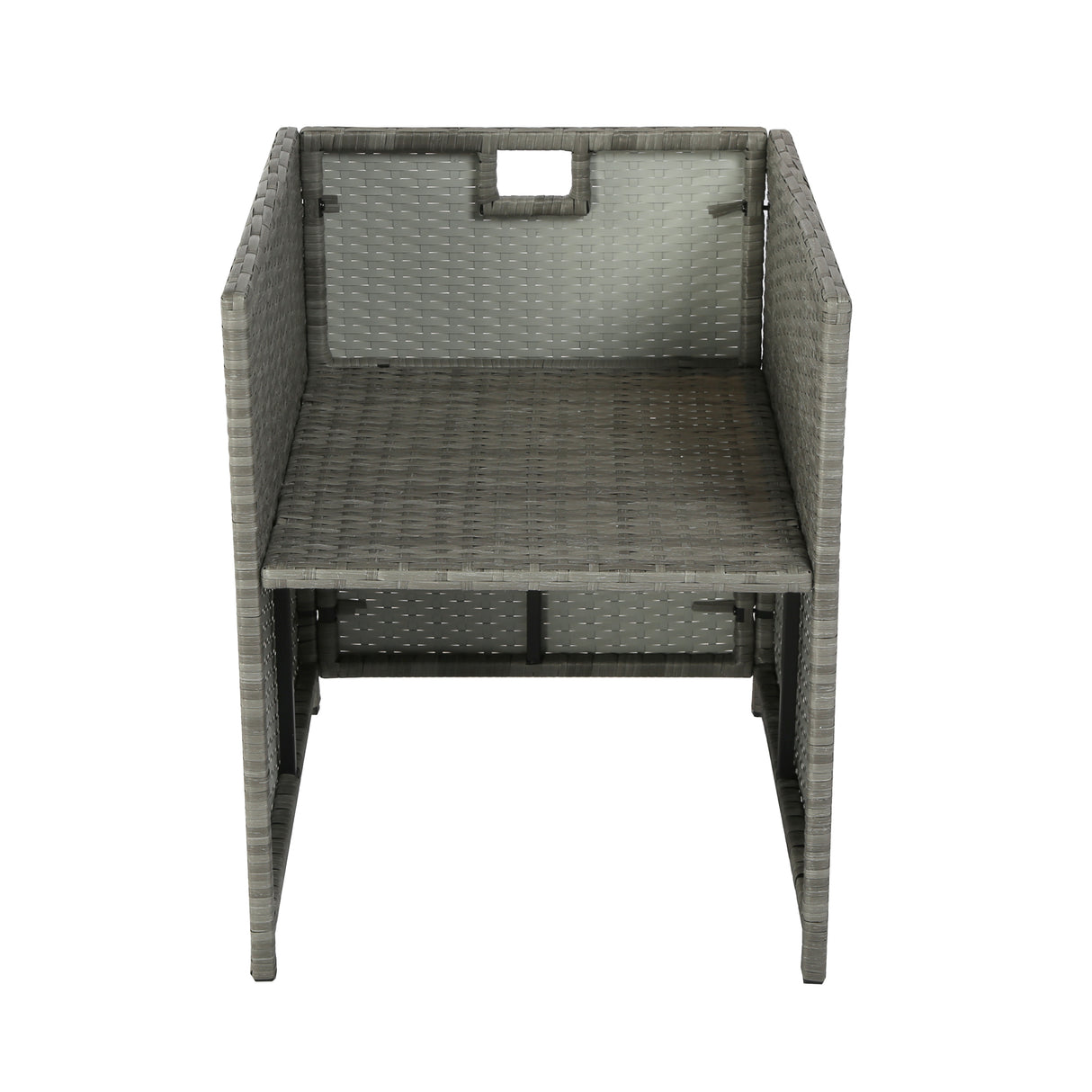 Athena - Grey Rattan Cube Dining Set - 8 & 10 Seats