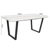 ATLAS - Modern Dining Table - 160x90cm