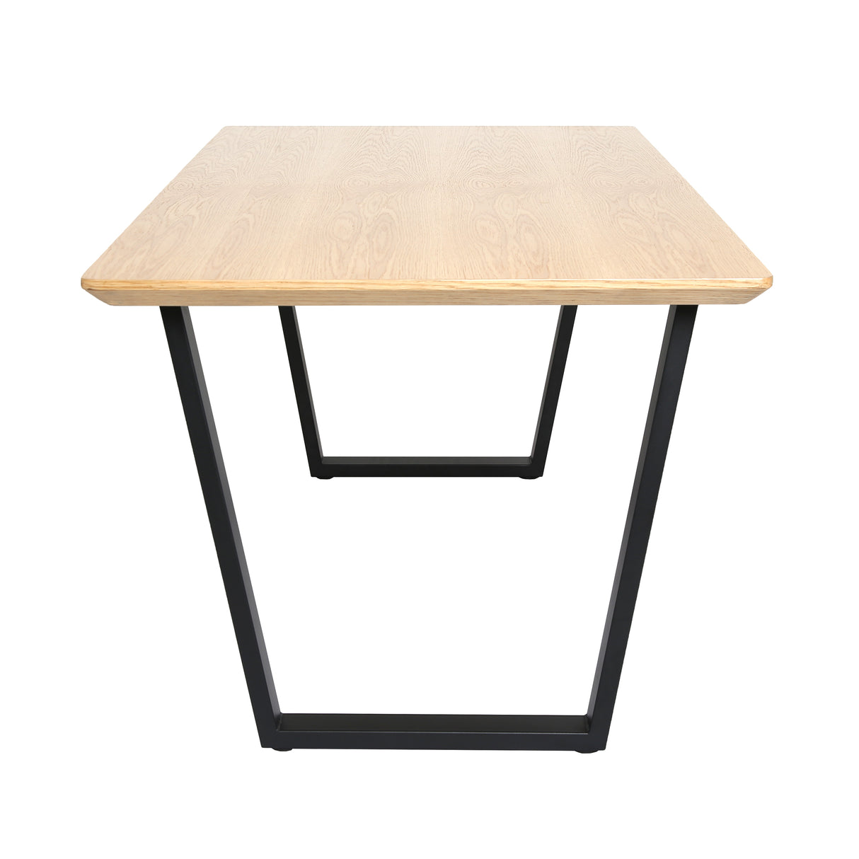 Nestor Dining Set – Oak Table with 4 Industrial-Style Chairs
