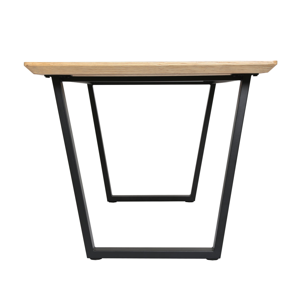 Nestor Dining Set – Oak Table with 4 Industrial-Style Chairs