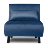 Aurora - Single Bed Chair Sofa in Velvet - 1 Seater
