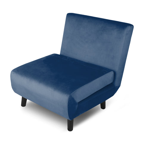 Aurora - Single Bed Chair Sofa in Velvet - 1 Seater