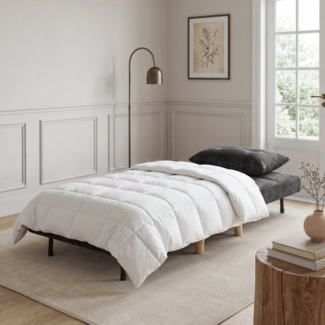 Aurora Single Sofa Bed Chair in Premium Fabric - 1 Seater