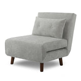 Aurora - Single Sofa Bed Chair in Premium Fabric- 1 Seater