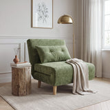 Aurora Single Sofa Bed Chair in Premium Fabric - 1 Seater