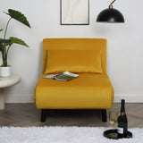 Aurora - Single Bed Chair Sofa in Velvet - 1 Seater