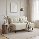 Aurora Small Double Sofa Bed in Premium Fabric - 2 Seater