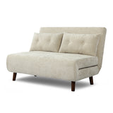 Aurora - Small Double Sofa Bed in Premium Fabric - 2 Seater