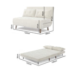 Aurora - Small Double Sofa Bed in Premium Fabric - 2 Seater