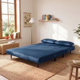 Aurora Small Double Sofa Bed in Velvet - 2 Seater