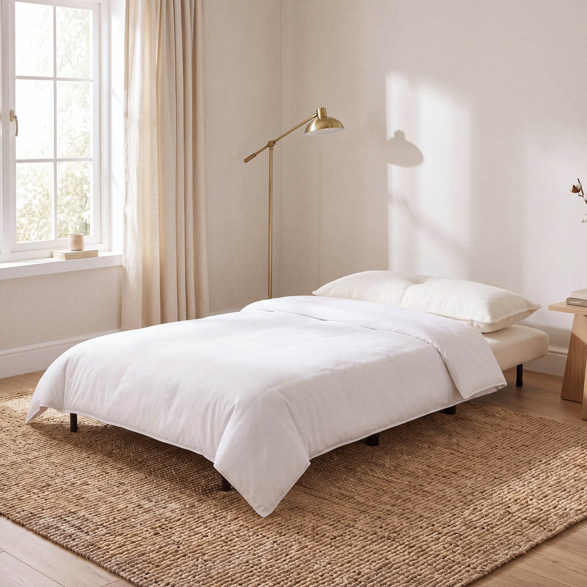 Aurora Small Double Sofa Bed in Boucle - 2 Seater