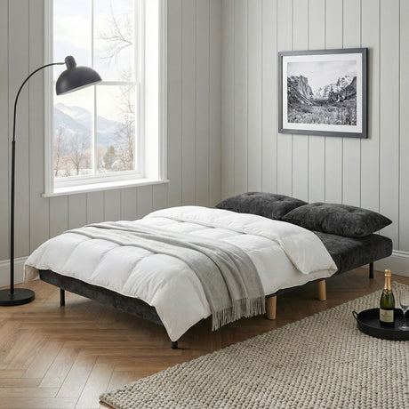 Aurora - Small Double Sofa Bed in Premium Fabric - 2 Seater