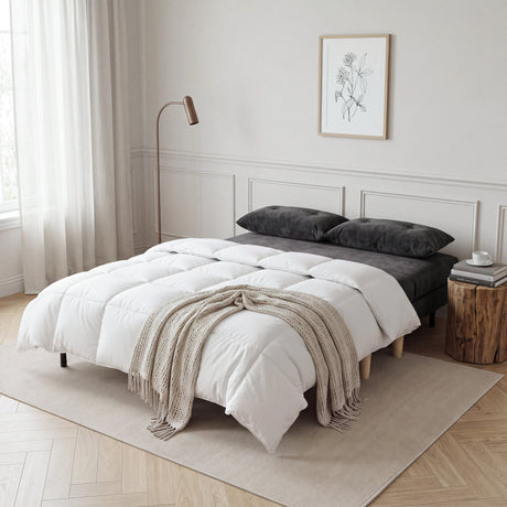 Aurora Small Double Sofa Bed in Premium Fabric - 2 Seater