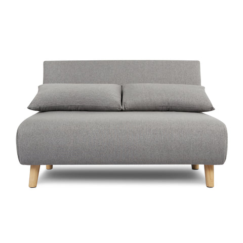 Aurora - Double Sofa Bed in Linen - Fold Out Futon