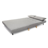 Aurora - Double Sofa Bed in Linen - Fold Out Futon