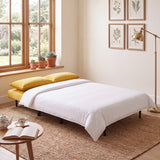 Aurora Small Double Sofa Bed in Velvet - 2 Seater