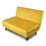 Aurora - Small Double Sofa Bed in Velvet - 2 Seater