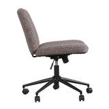 BAO BUN Tweed Fabric Swivel Office Chair