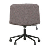 BAO BUN Tweed Fabric Swivel Office Chair