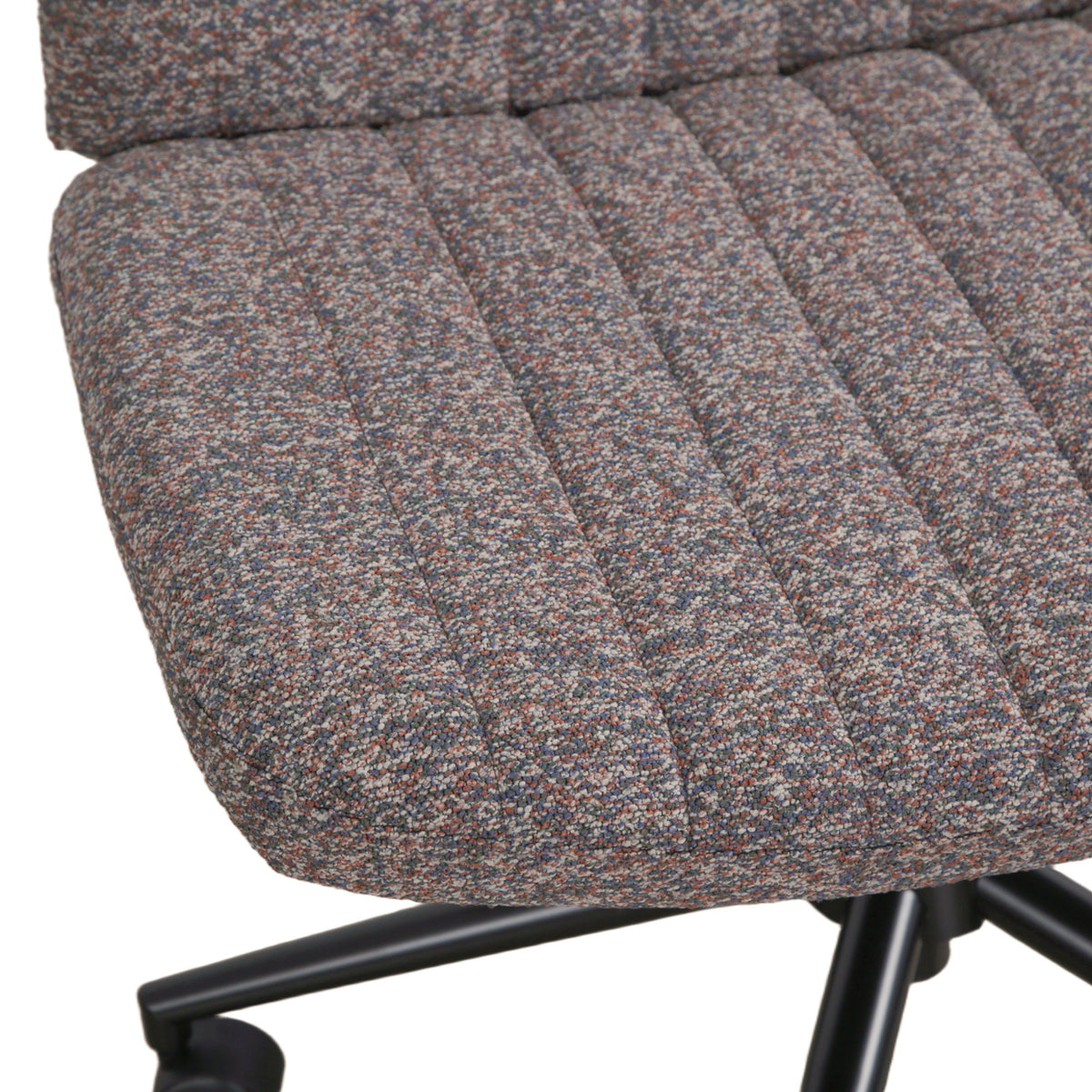 BAO BUN Tweed Fabric Swivel Office Chair