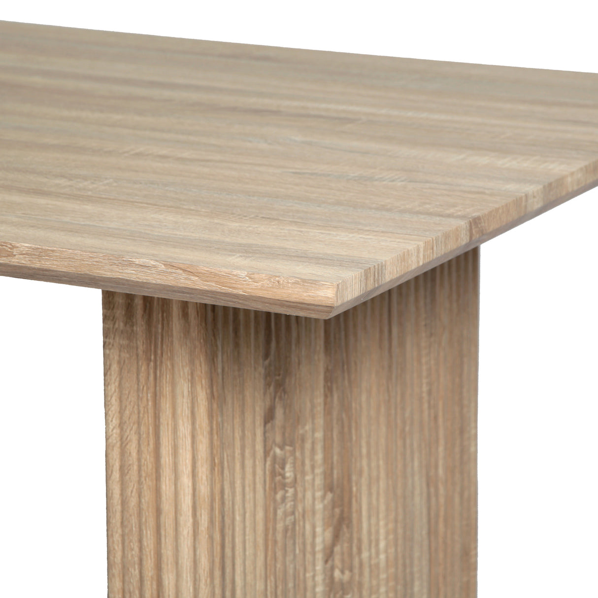 Brizo - Wood-Pale Oak Effect Rectangular Dining Table – 6 Seater (200 x 100 cm)