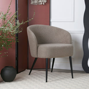 Comodo – Armchair in Teddy Fleece Fabric (Single Chair)