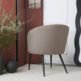 Comodo – Armchair in Teddy Fleece Fabric (Single Chair)