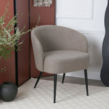 Comodo – Armchair in Teddy Fleece Fabric (Single Chair)