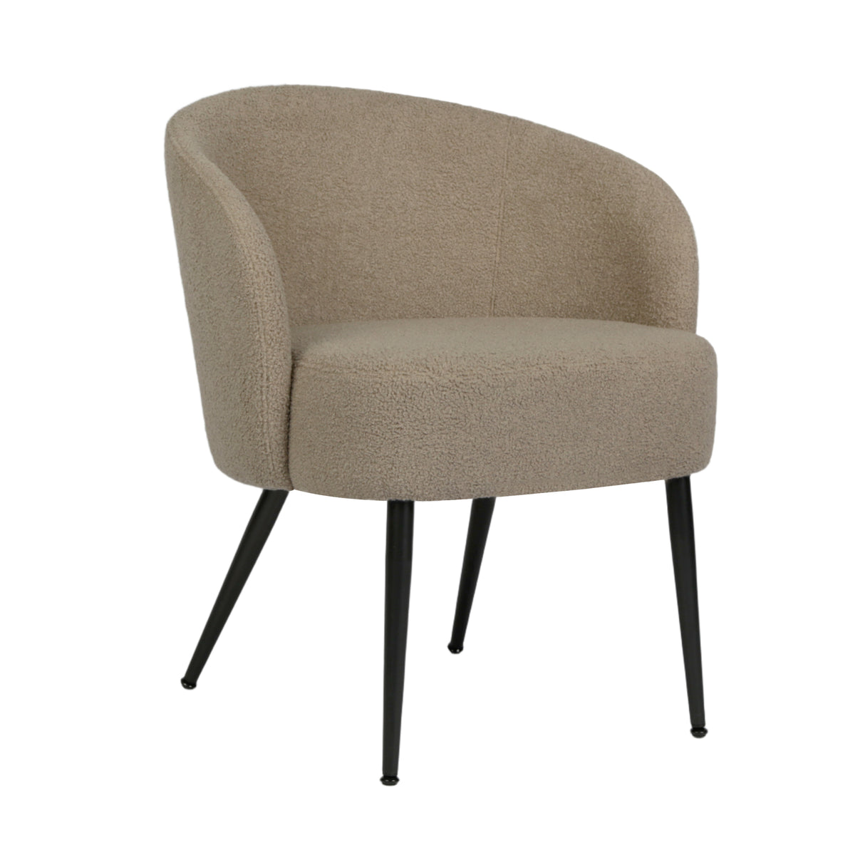 Comodo – Armchair in Teddy Fleece Fabric (Single Chair)