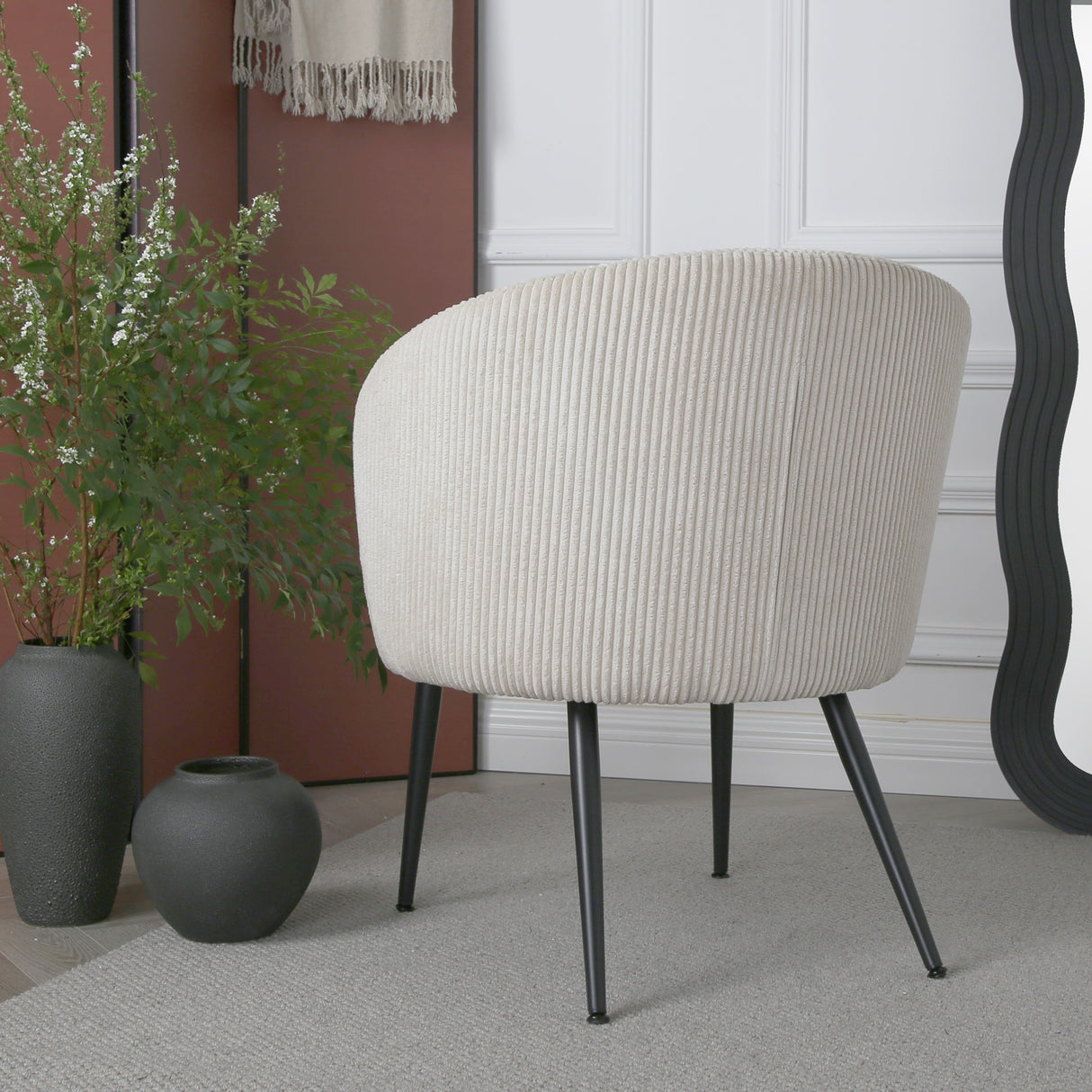 Comodo – Armchair in Teddy Fleece Fabric (Single Chair)