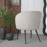 Comodo – Armchair in Teddy Fleece Fabric (Single Chair)