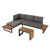 Demeter - Garden Modular Corner Sofa - Convertible into x2 Sun Loungers