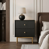 Devon 2 Drawer Bedside Table - 4 Colours