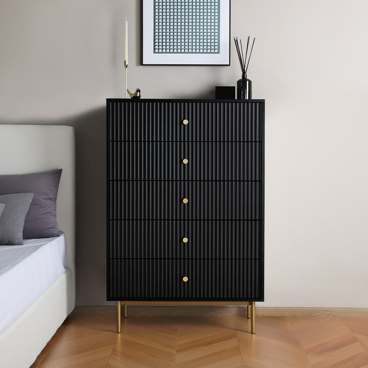 Devon - Large Chest of Drawers - 5 Drawers