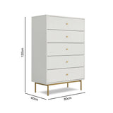 Devon - Large Chest of Drawers - 5 Drawers