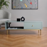 Devon – Rectangular Coffee Table with Drawers – White, Black, Grey, or Sage Green