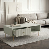 Devon Rectangular Coffee Table with Drawers - 4 Colours