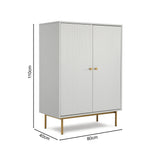 Devon - Highboard Storage Cabinet with Doors